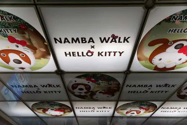 Namba walk x Hello Kitty